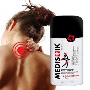 Relieves tension in cervical spine 